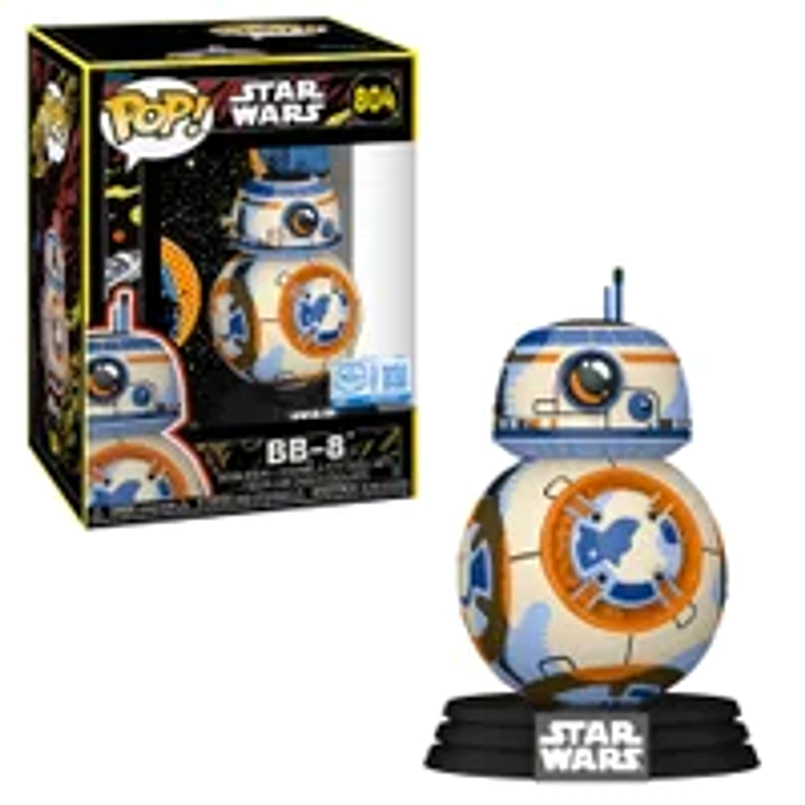 Boneco Funko Pop! Exclusivo Star Wars - Bb-8 (retro)