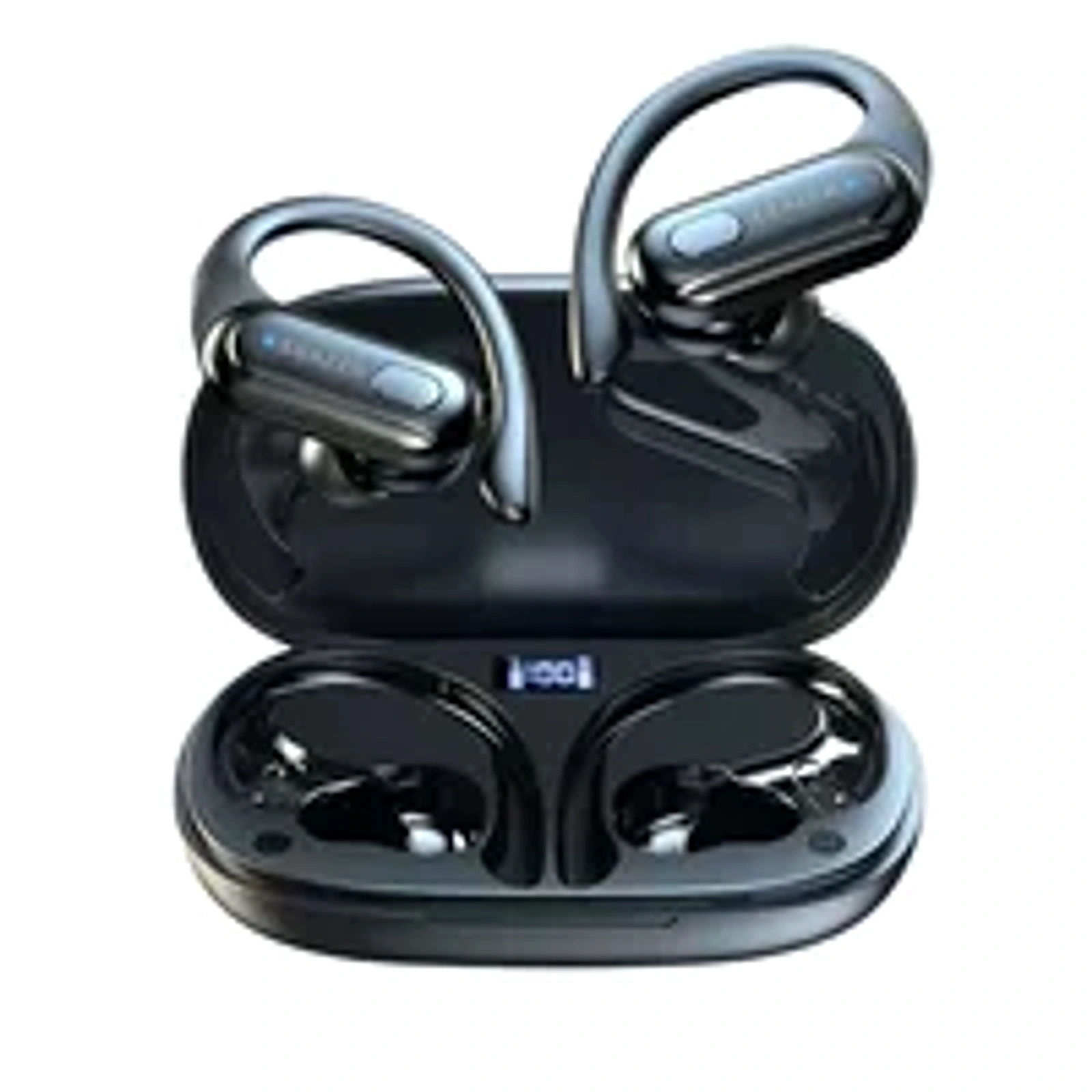 Fones De Ouvido Lenovo-erazer Xt60 Esportes Sem Fio Bluetooth Com Microfone Preto