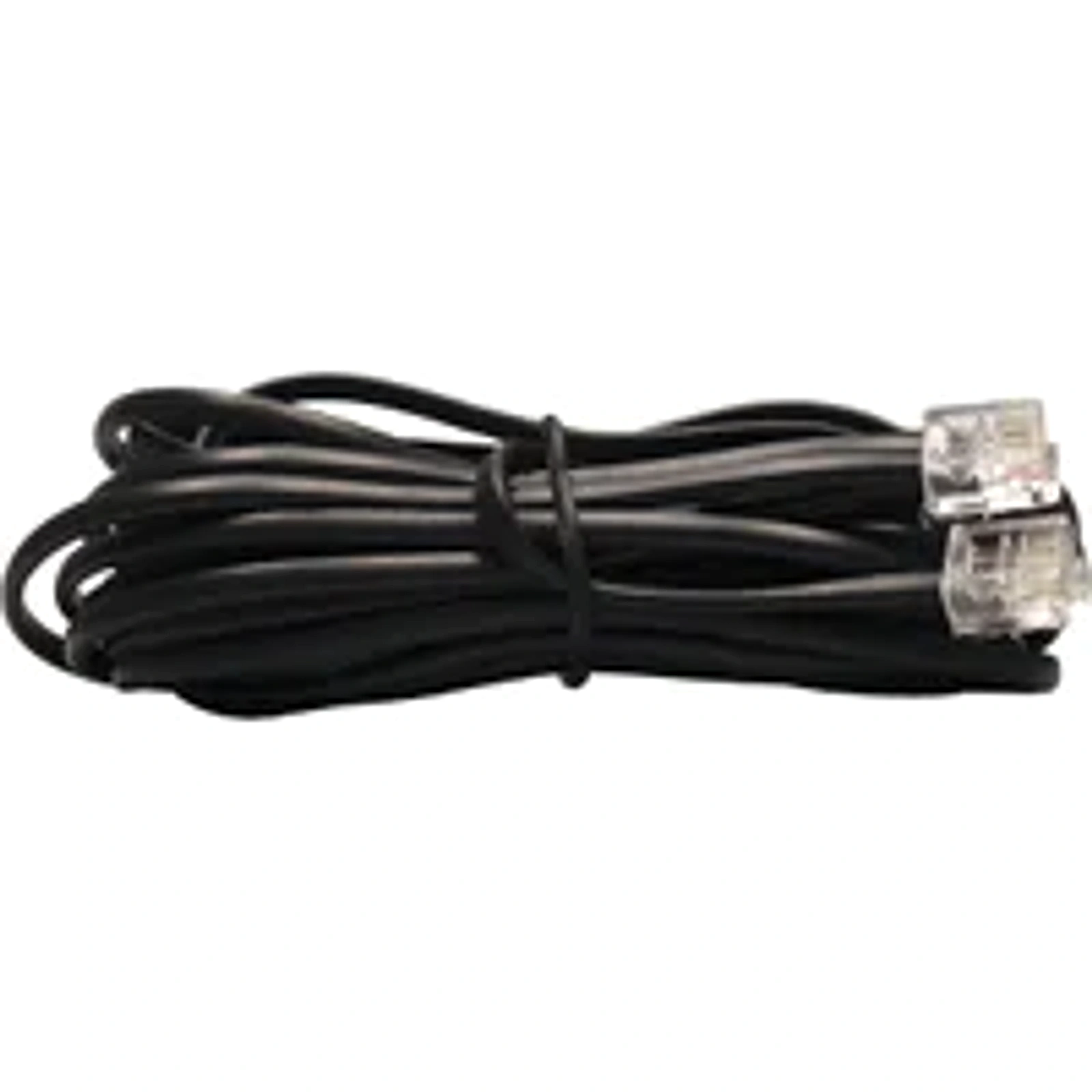 Cabo Extensao Liso Telefone 6x2 5m Preto C/10 Loud