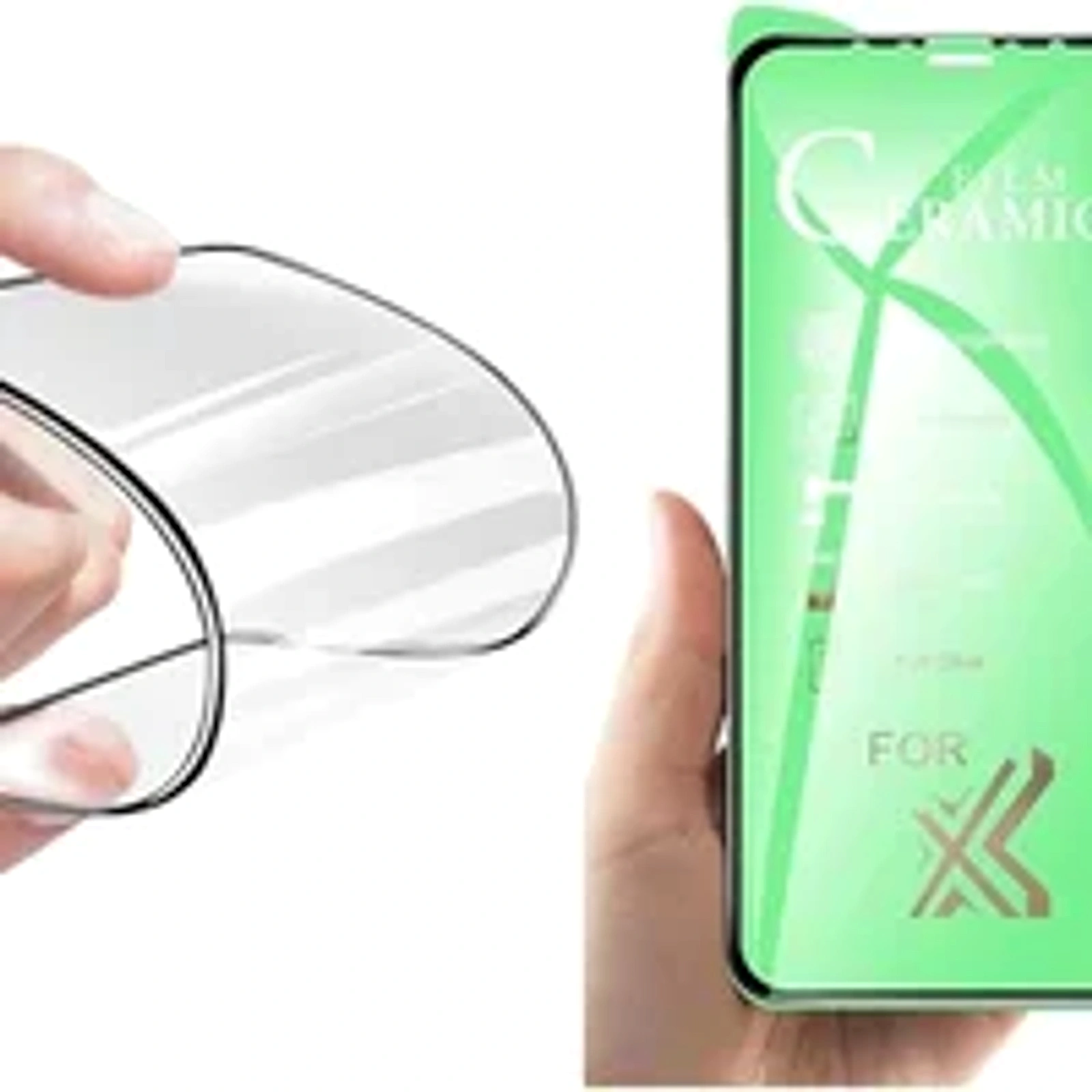 Película Protetora Para Iphone 12 Cerâmica Flexível 9d