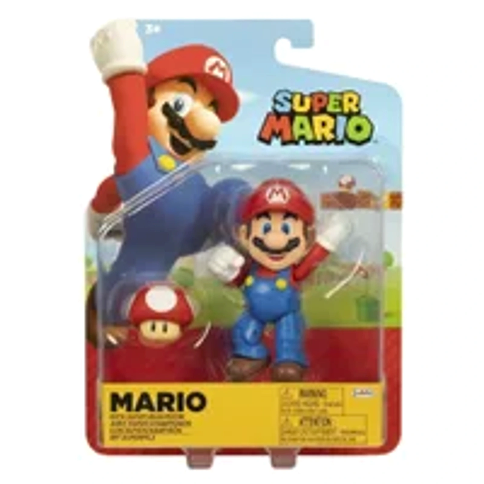 Boneco Jakks Super Mario 4” - Mario (41542)