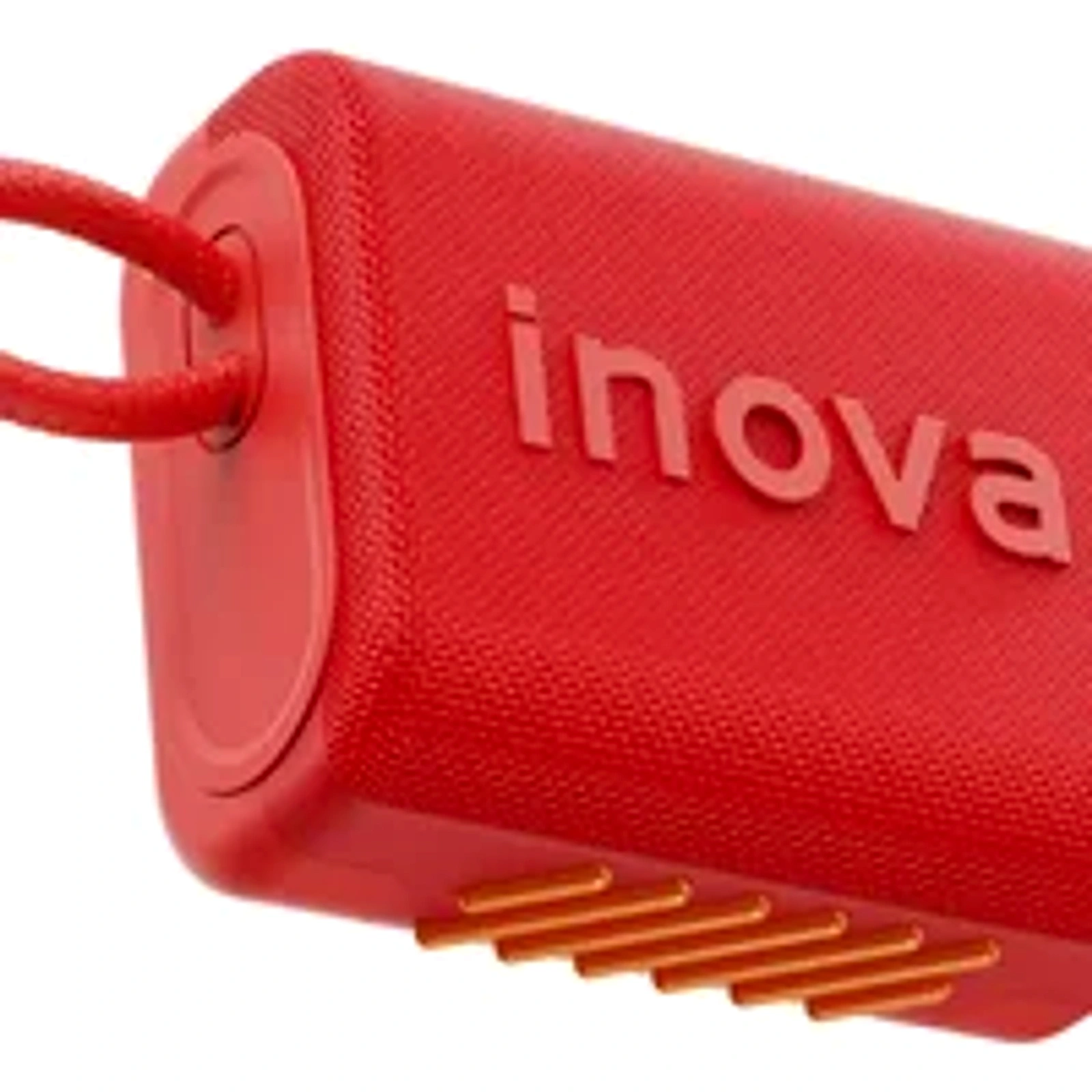 Caixa De Som Mini Bluetooth Tws Grave Potent Com Radio Vermelho