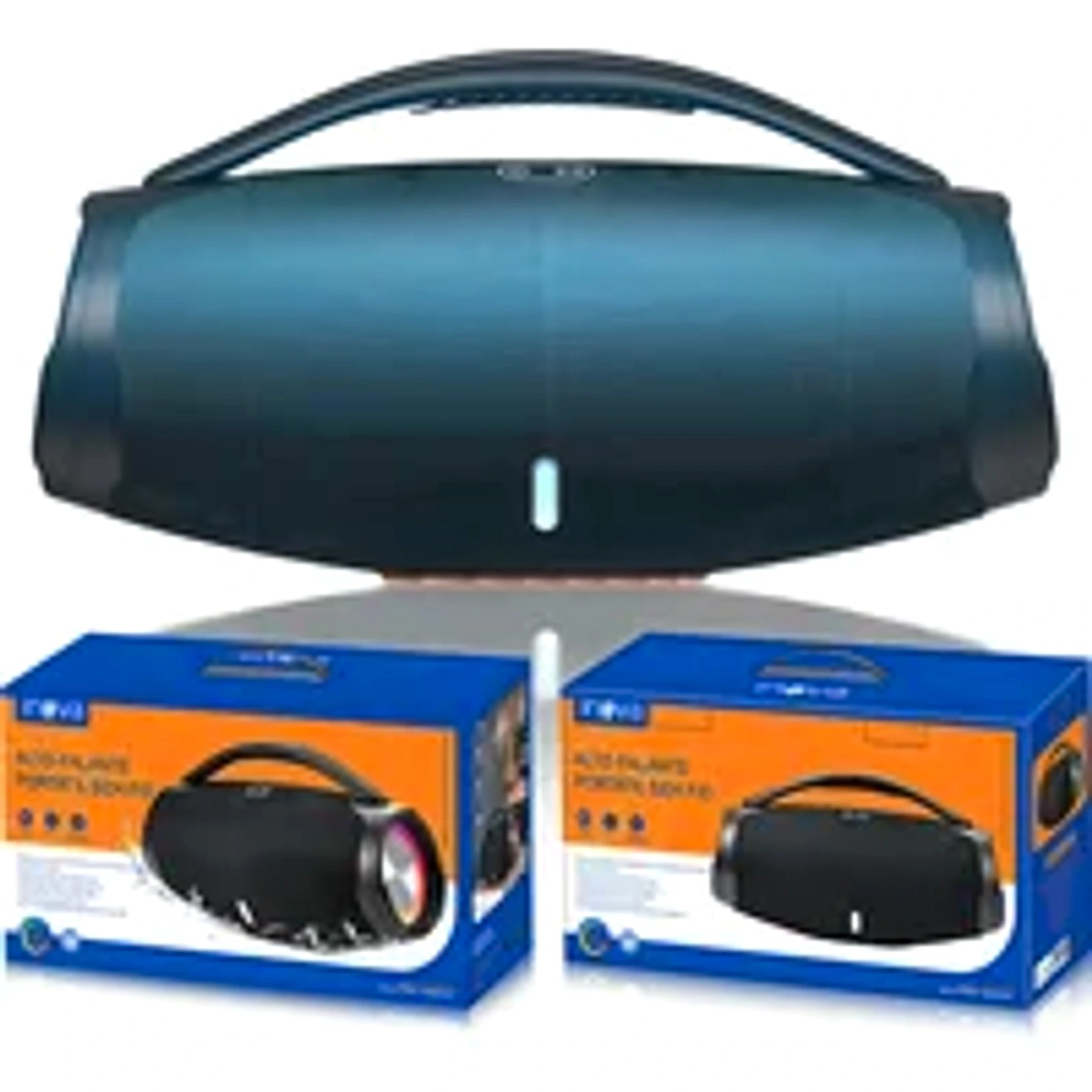 Caixa De Som Bluetooth Inova Md-12257 Portátil Ipx6 40w Com LEDs RGB