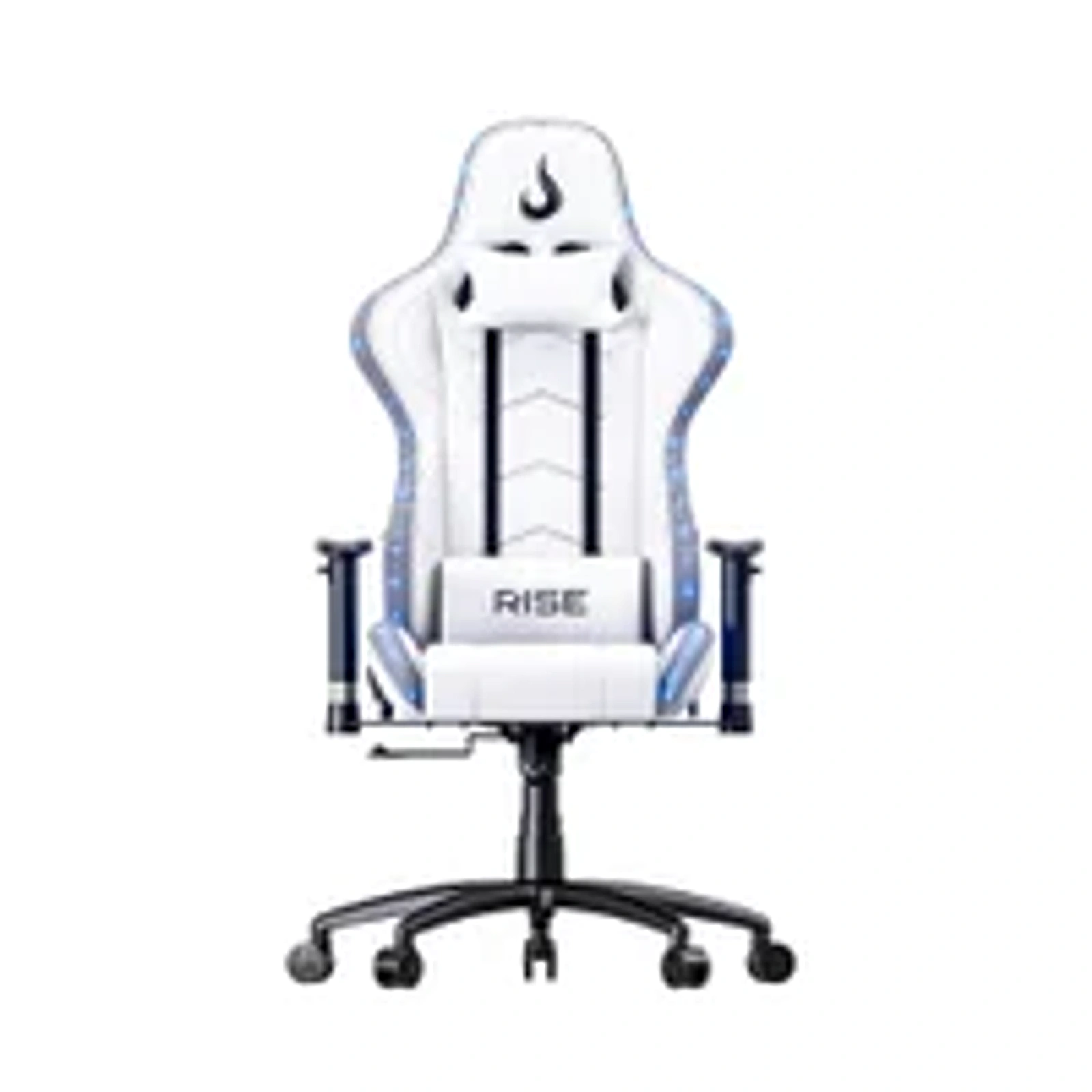 Cadeira Gamer Rise Mode Z6 RGB Até 120kg Branco - Rm-cg-06-bw-RGB