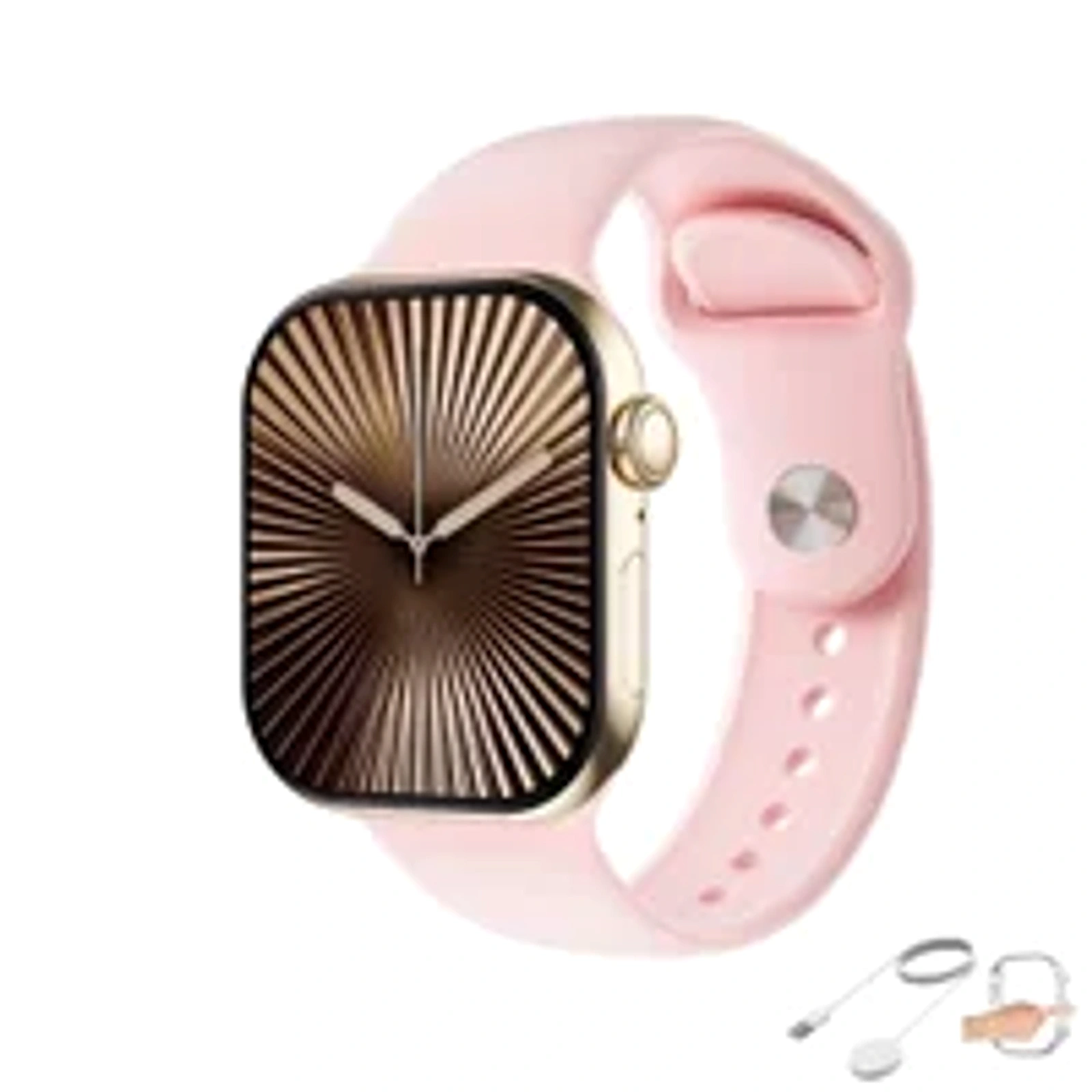 Smartwatch Microwear S10 Pro 47mm Serie 10 1gb Chatgpt Lançamento - Rose