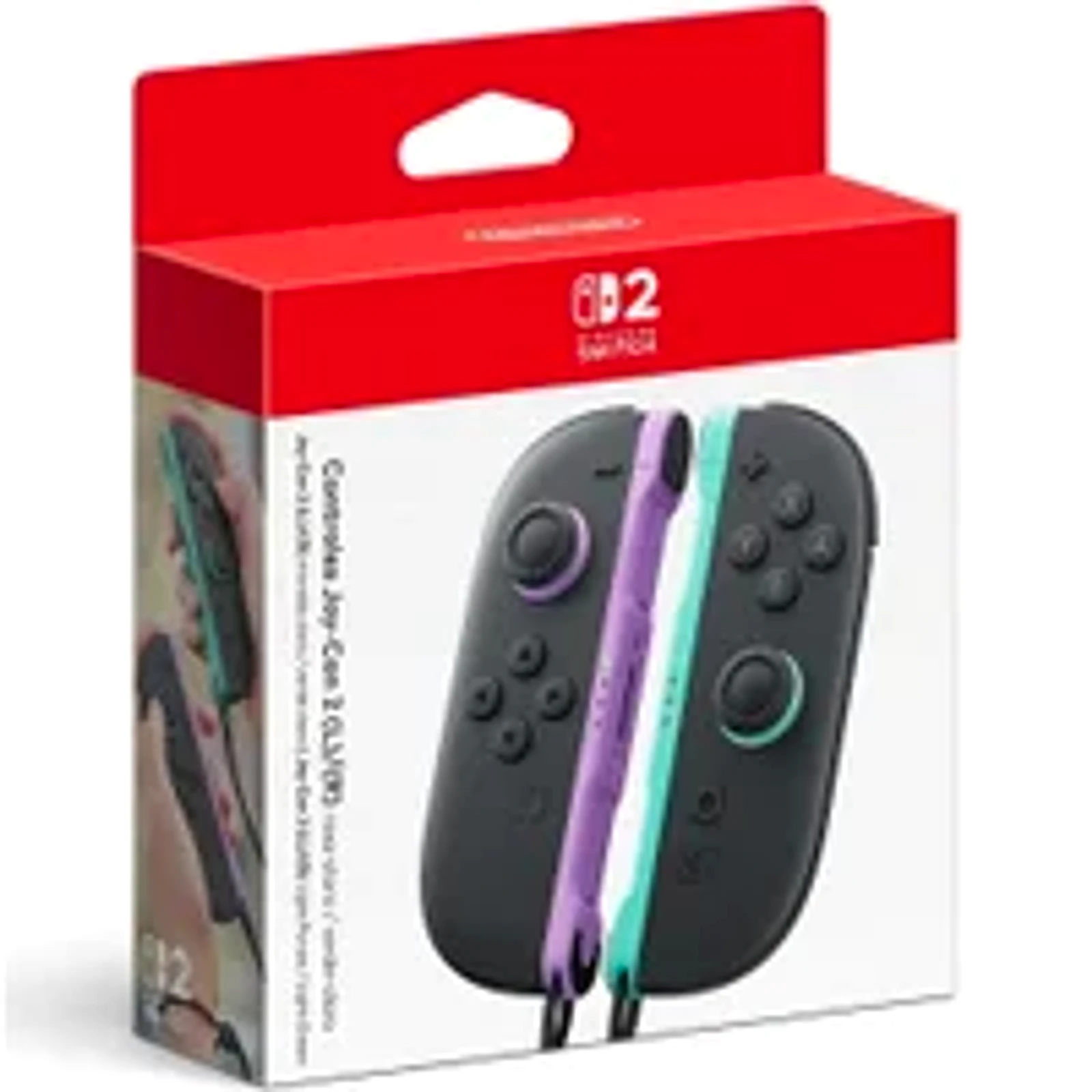 Controle Switch Joy-con 2 Roxo Claro E Verde Claro, Nintendo
