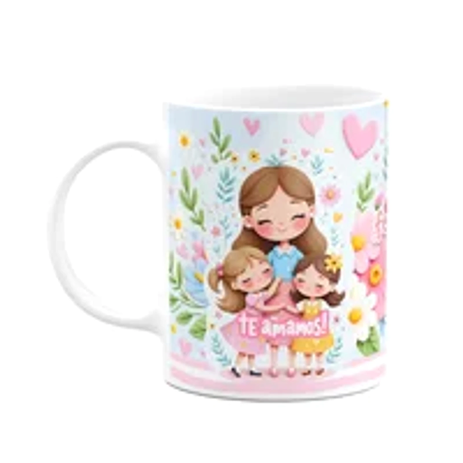 Caneca Mães - Te Amamos - Funpink Flowers