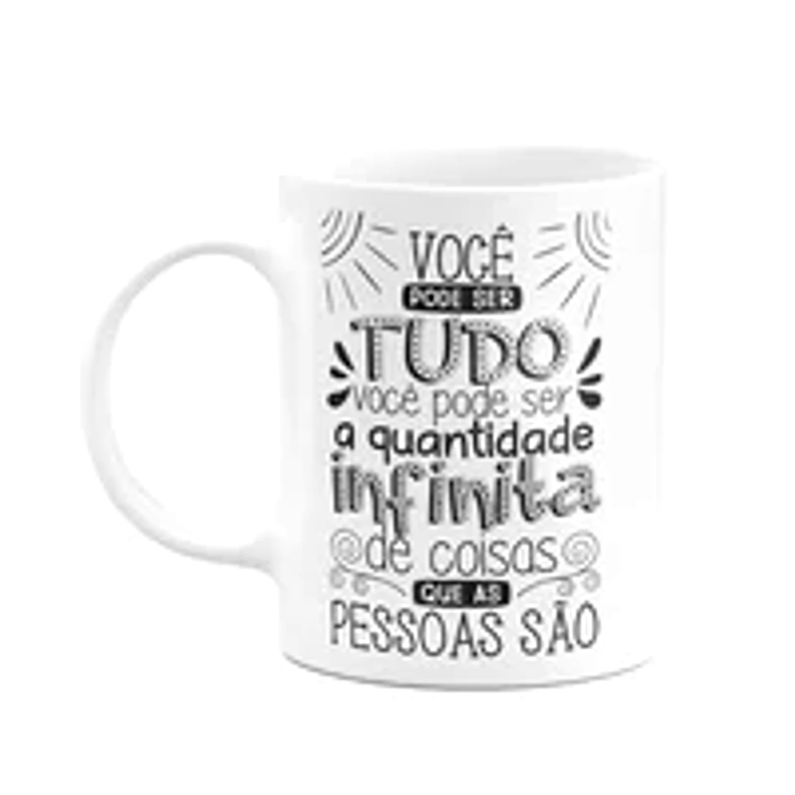 Caneca Motivação - Você Pode Tudo - 325ml