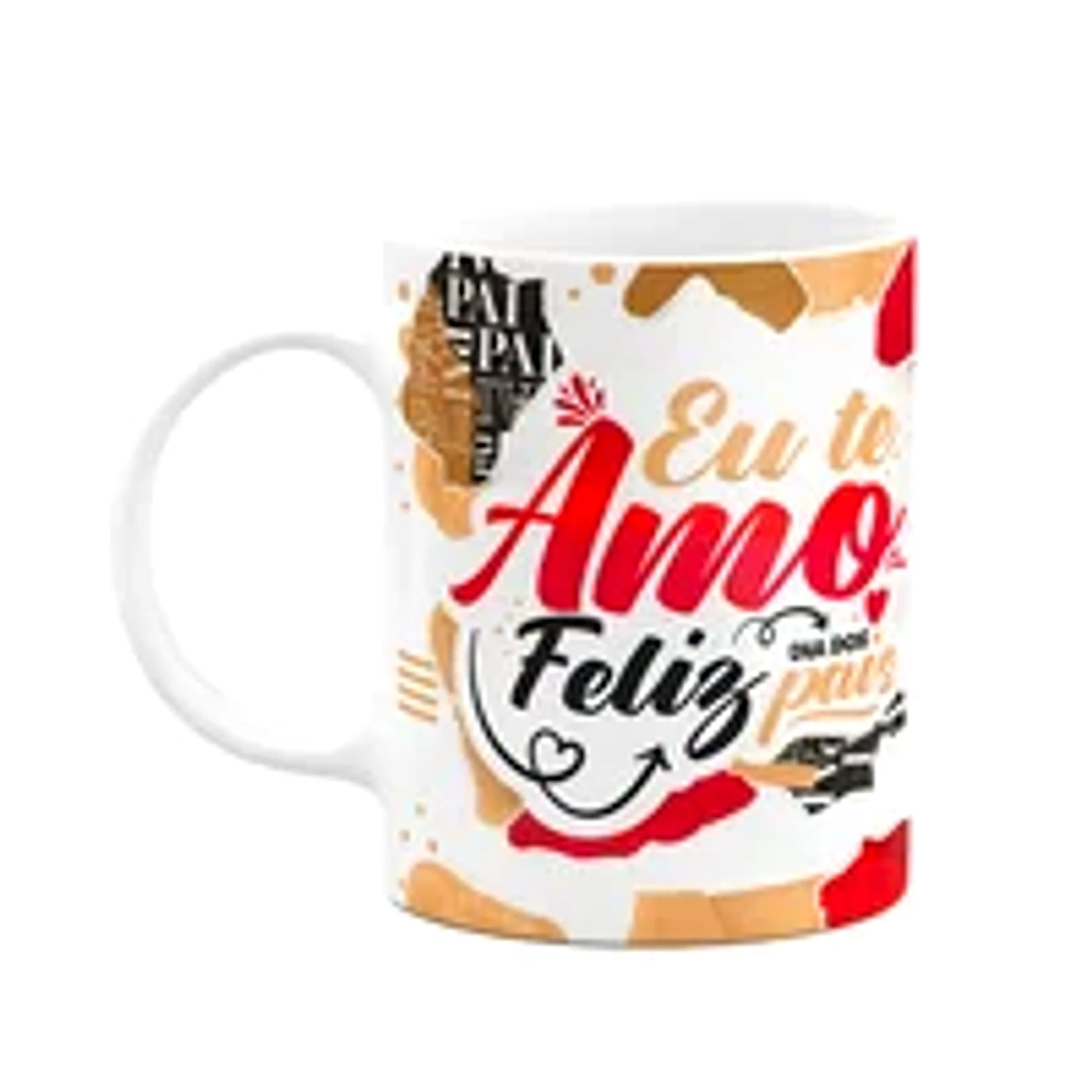 Caneca Dos Pais - Eu Te Amo! Feliz Dia Dos Pais - M3 - 325ml