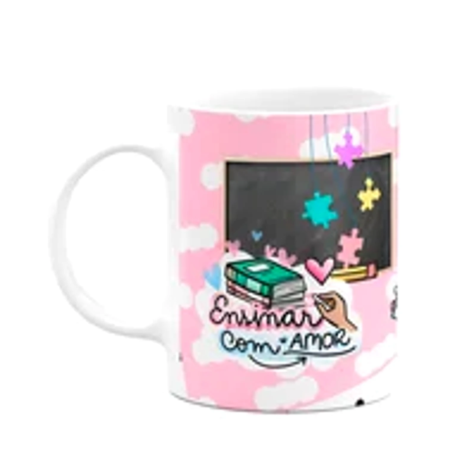Caneca Professores - Ensinar Com Amor - 325ml