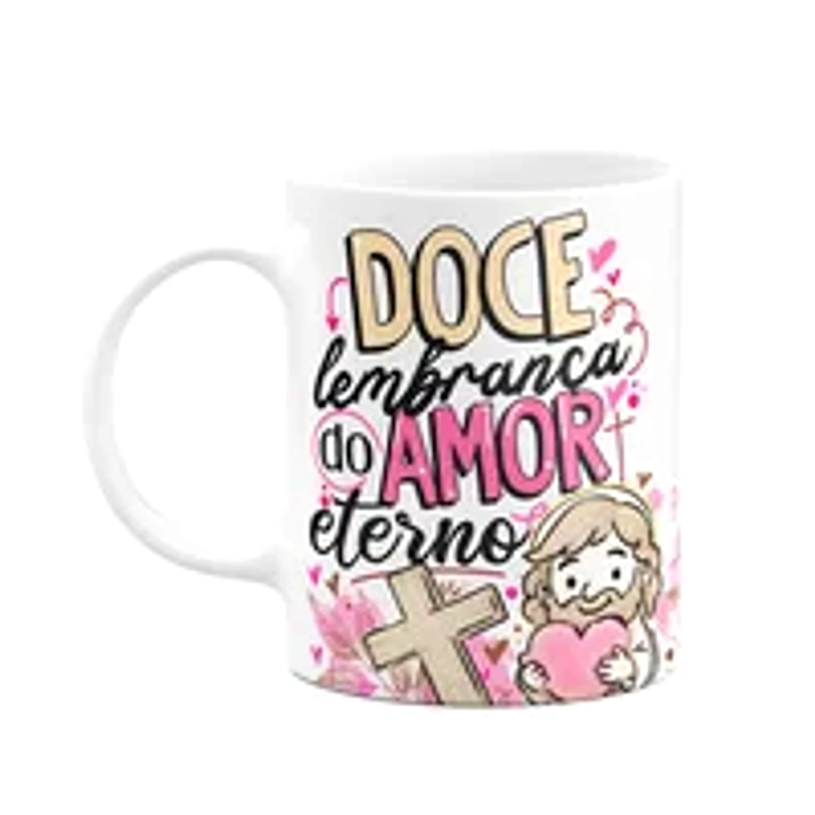Caneca Da Páscoa - Doce Lembrança Do Amor Eterno M2 - 325ml