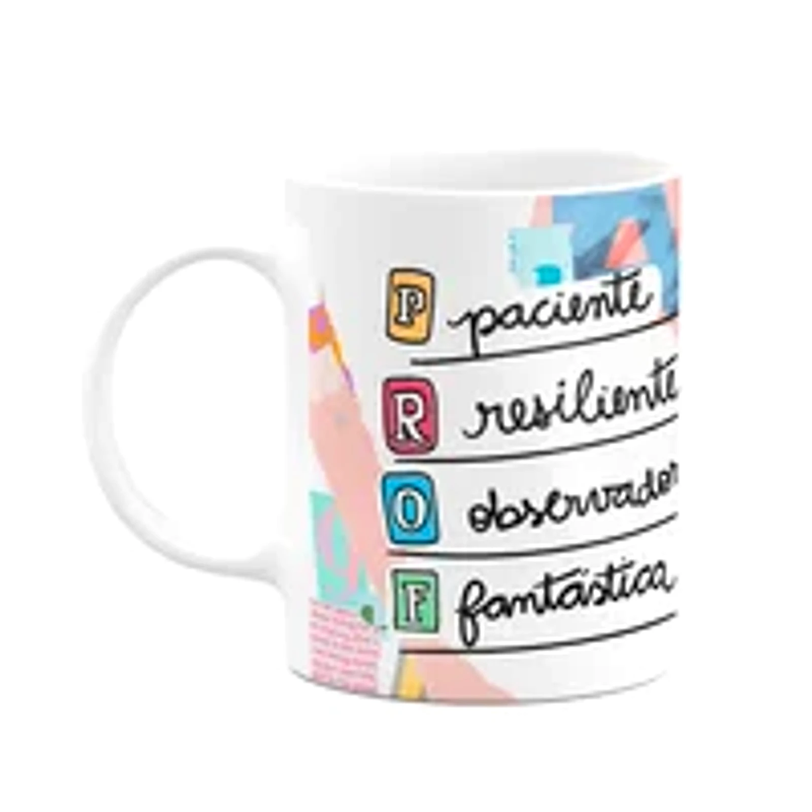 Caneca Professora Paciente Raiante Observadora Fantástica M2