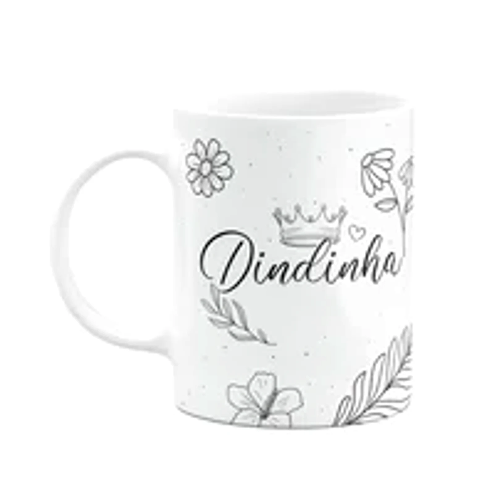 Caneca De Dindos - Dindinha - M2 - 325ml - Branca