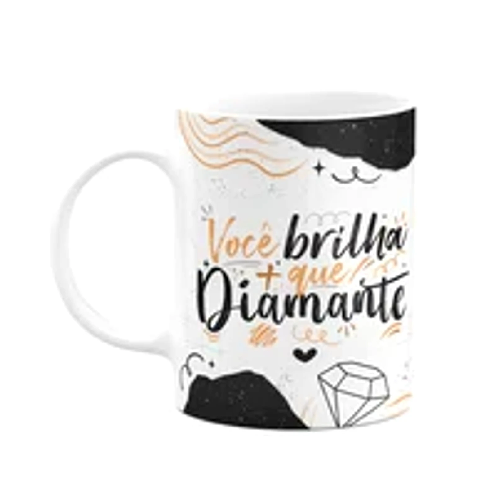 Caneca Páscoa Doce - Você Brilha Mais Que Diamante - M2