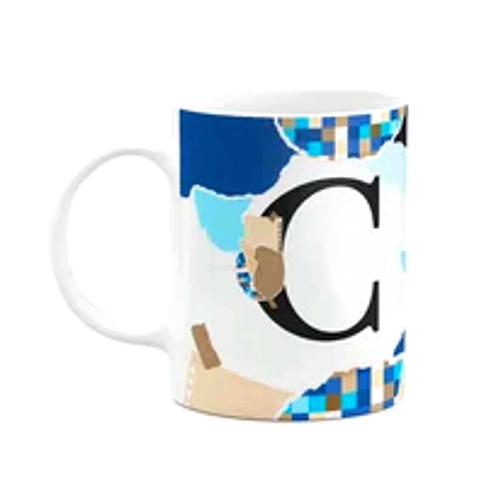 Caneca Professores - Inicial Do Nome Letra C - 325ml