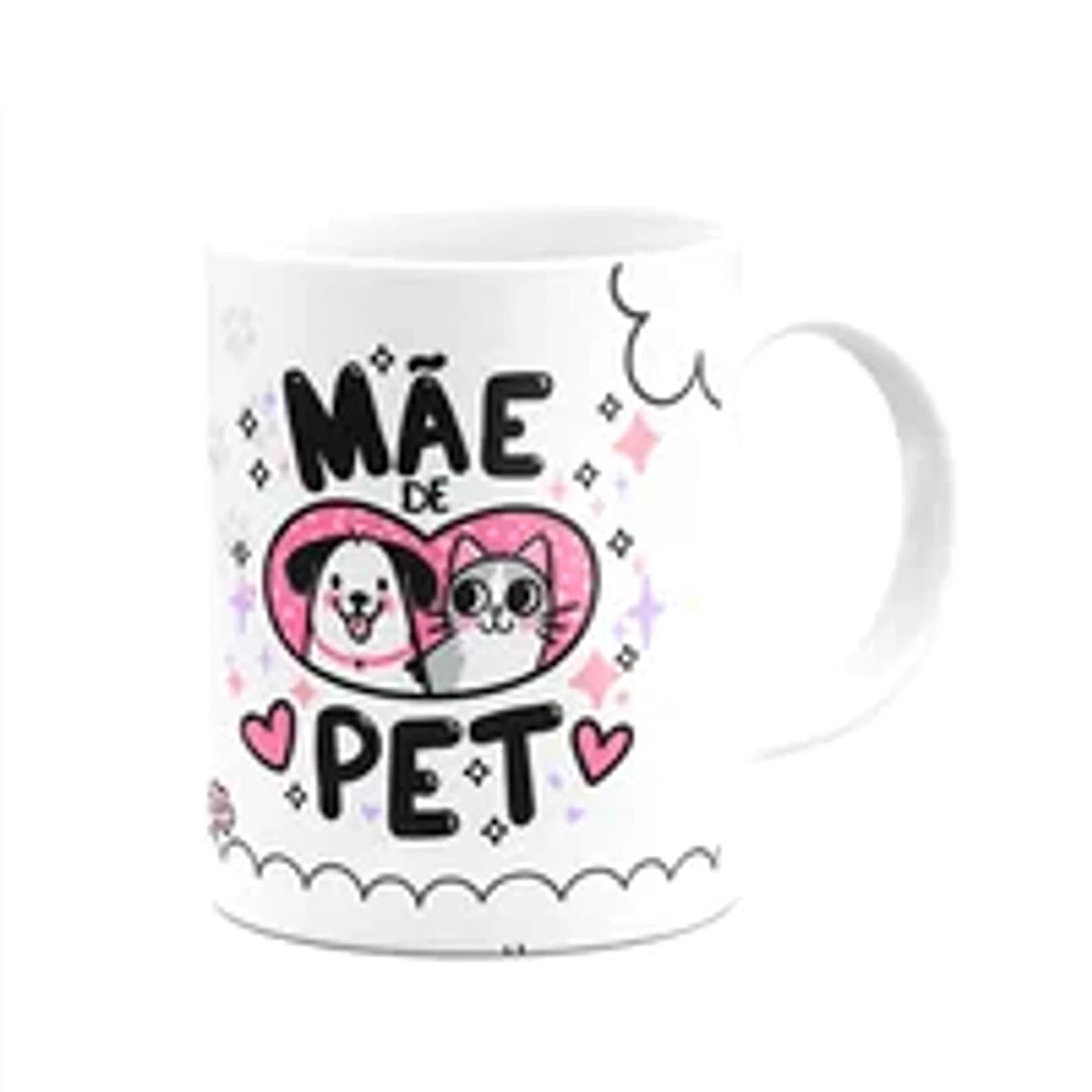 Caneca Mães - Te Amo Mãe - Mãe De Pet - 325ml