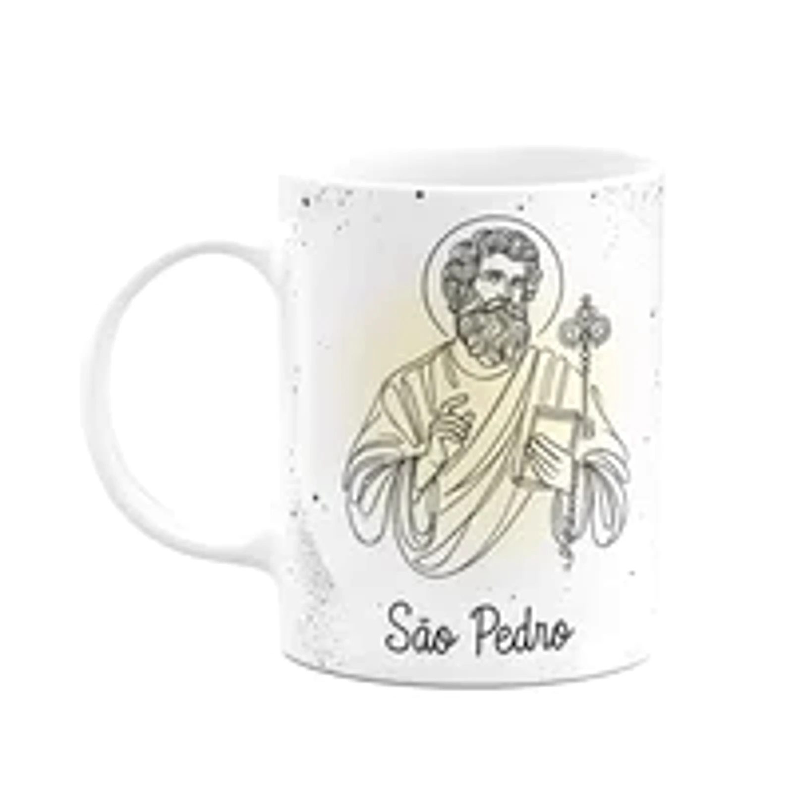 Caneca Religiosa Orações - São Pedro - 325ml