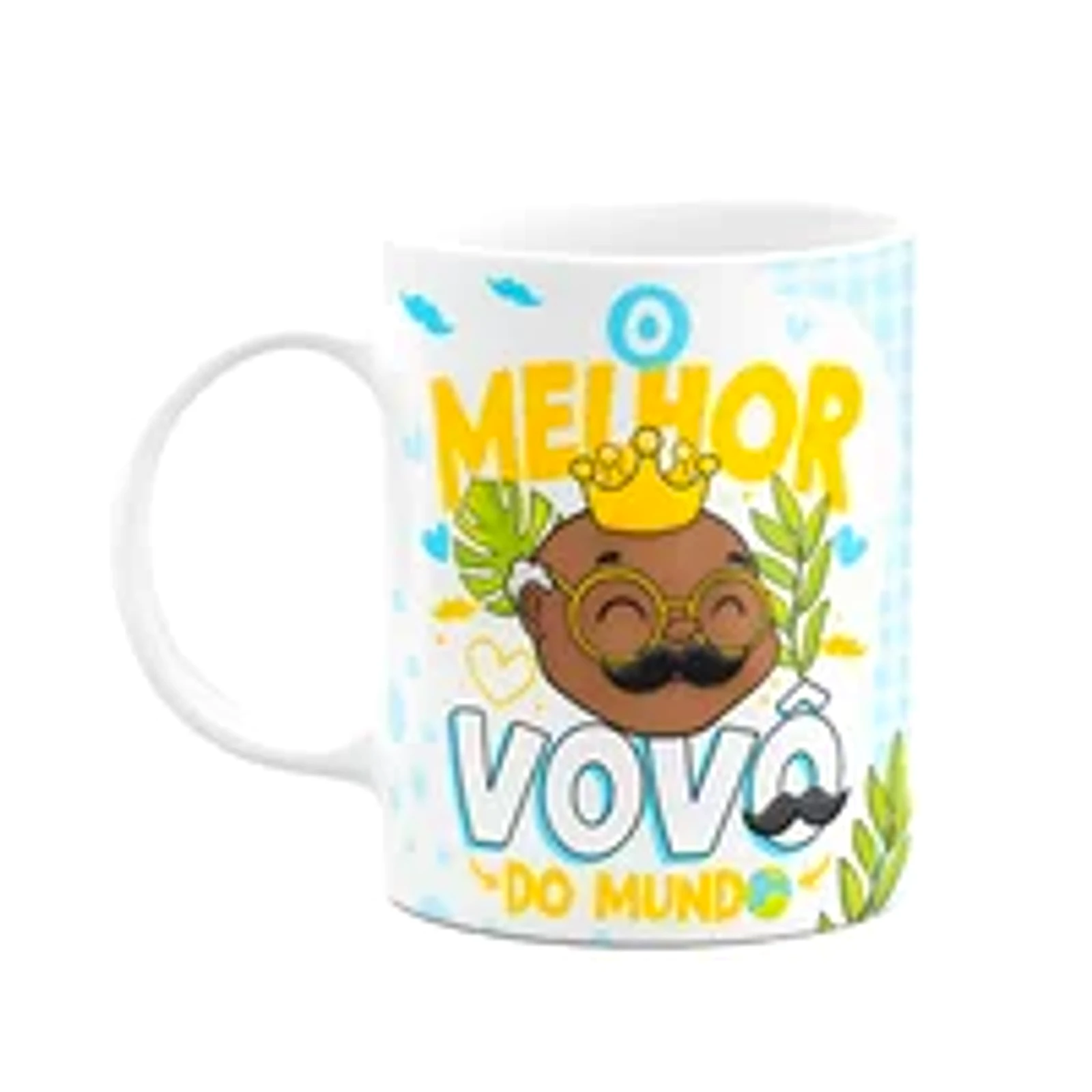 Caneca Dos Avós - O Melhor Vovô Do Mundo - M4 - 325ml