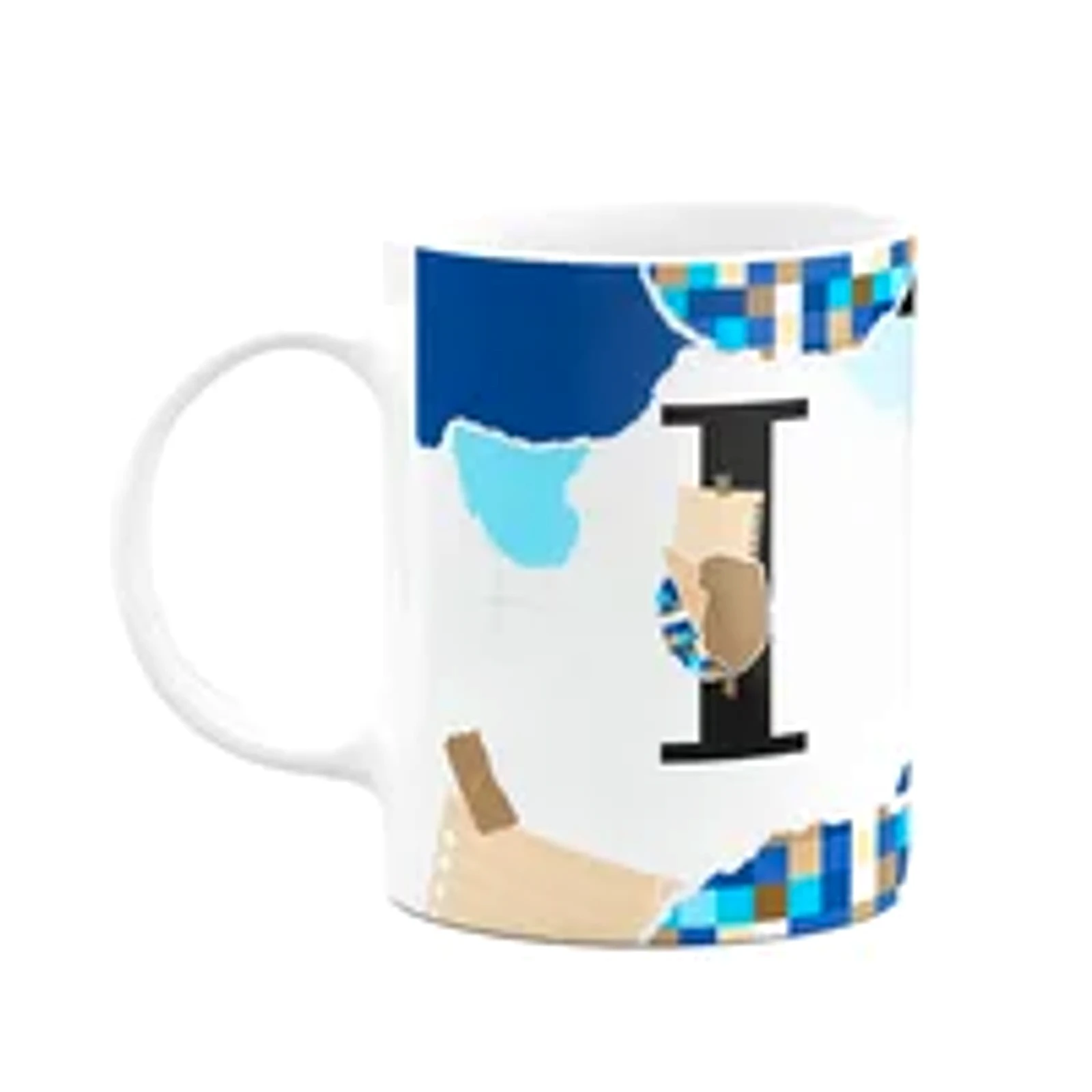 Caneca Professores - Inicial Do Nome Letra I - 325ml