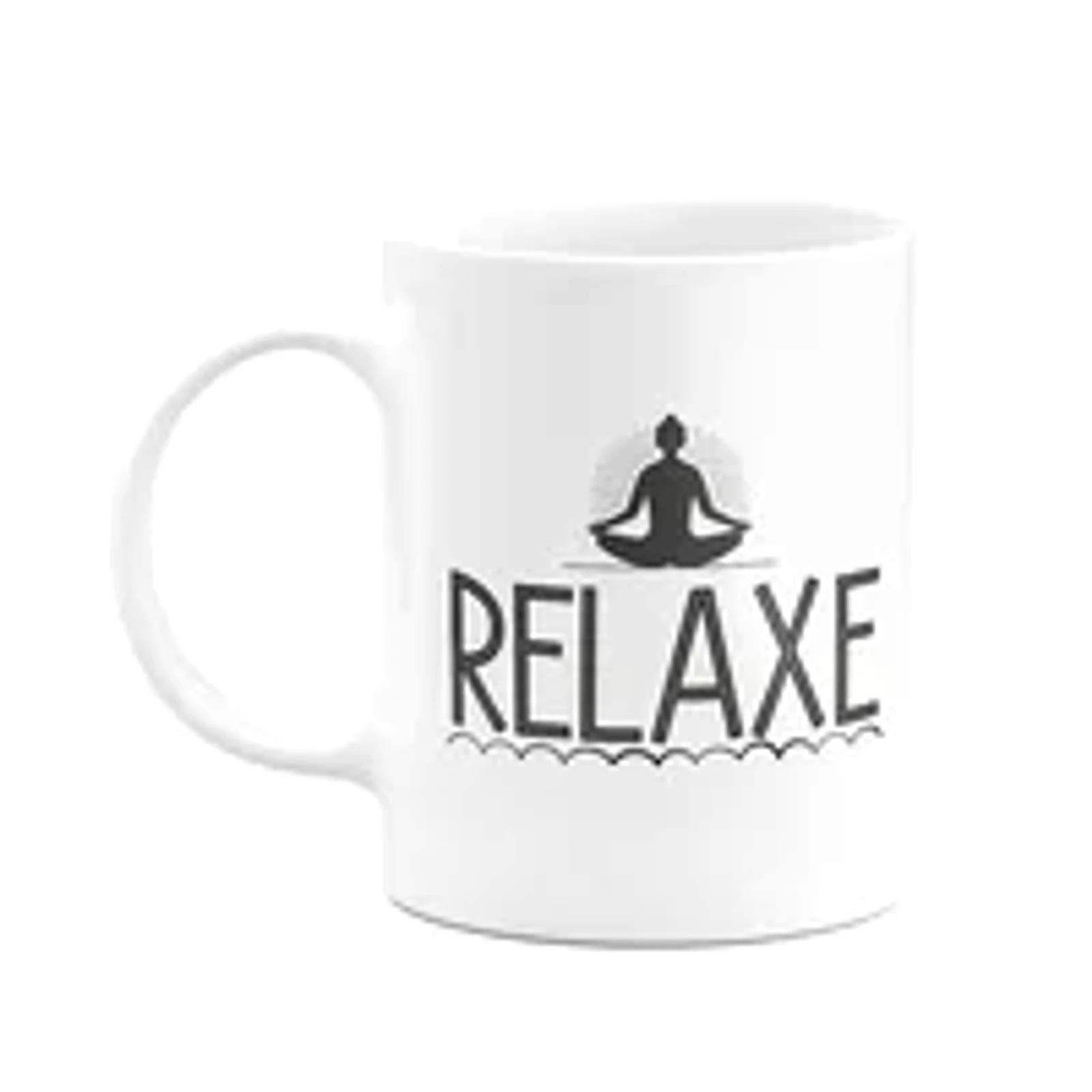 Caneca Motivação - Relaxe - 325ml - Branca