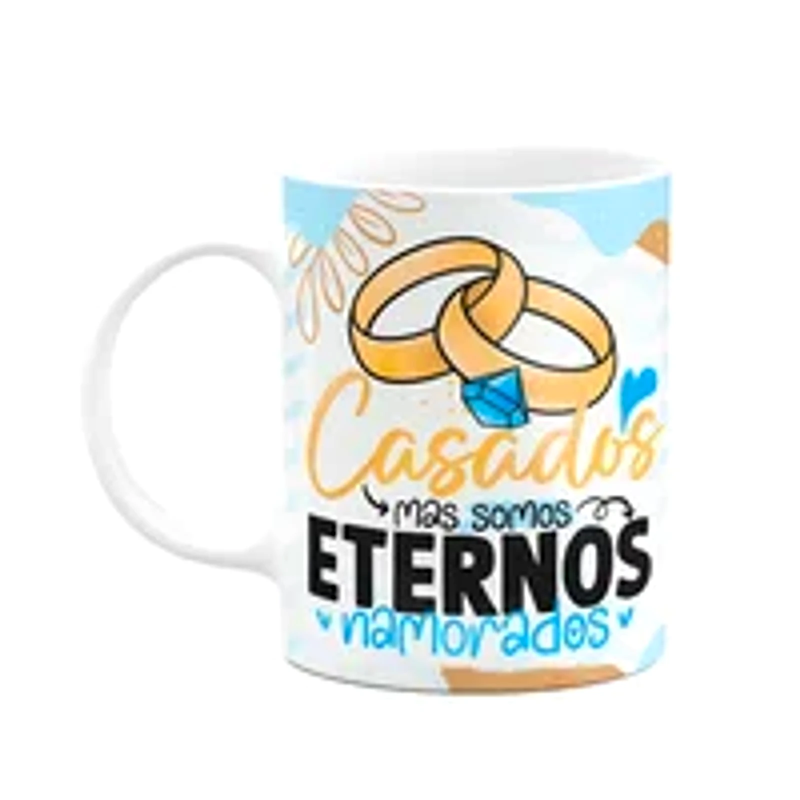 Caneca Namorados - Eu Não Vivo Sem Você - 325ml