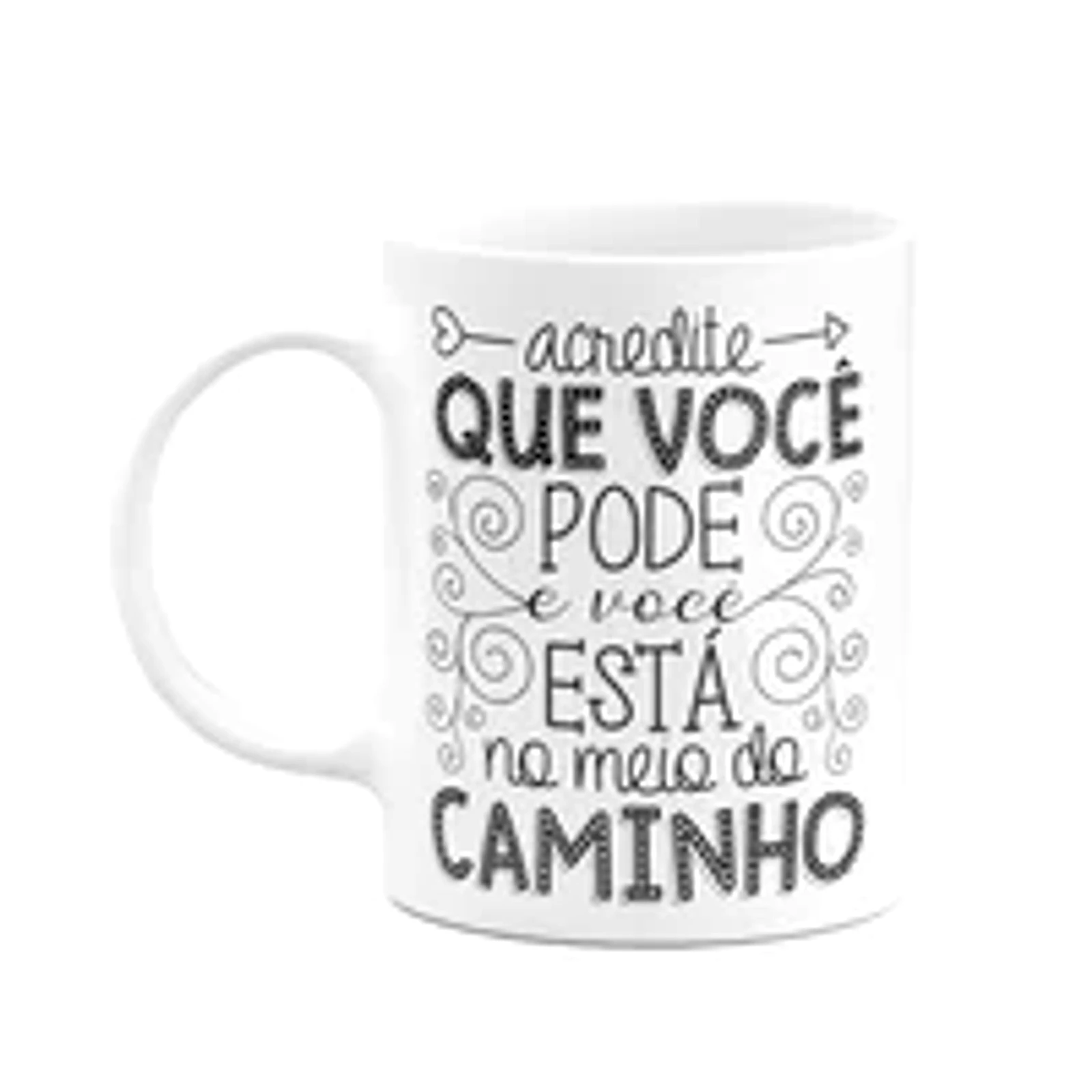 Caneca Motivação - Acredite Que Você Está No Caminho