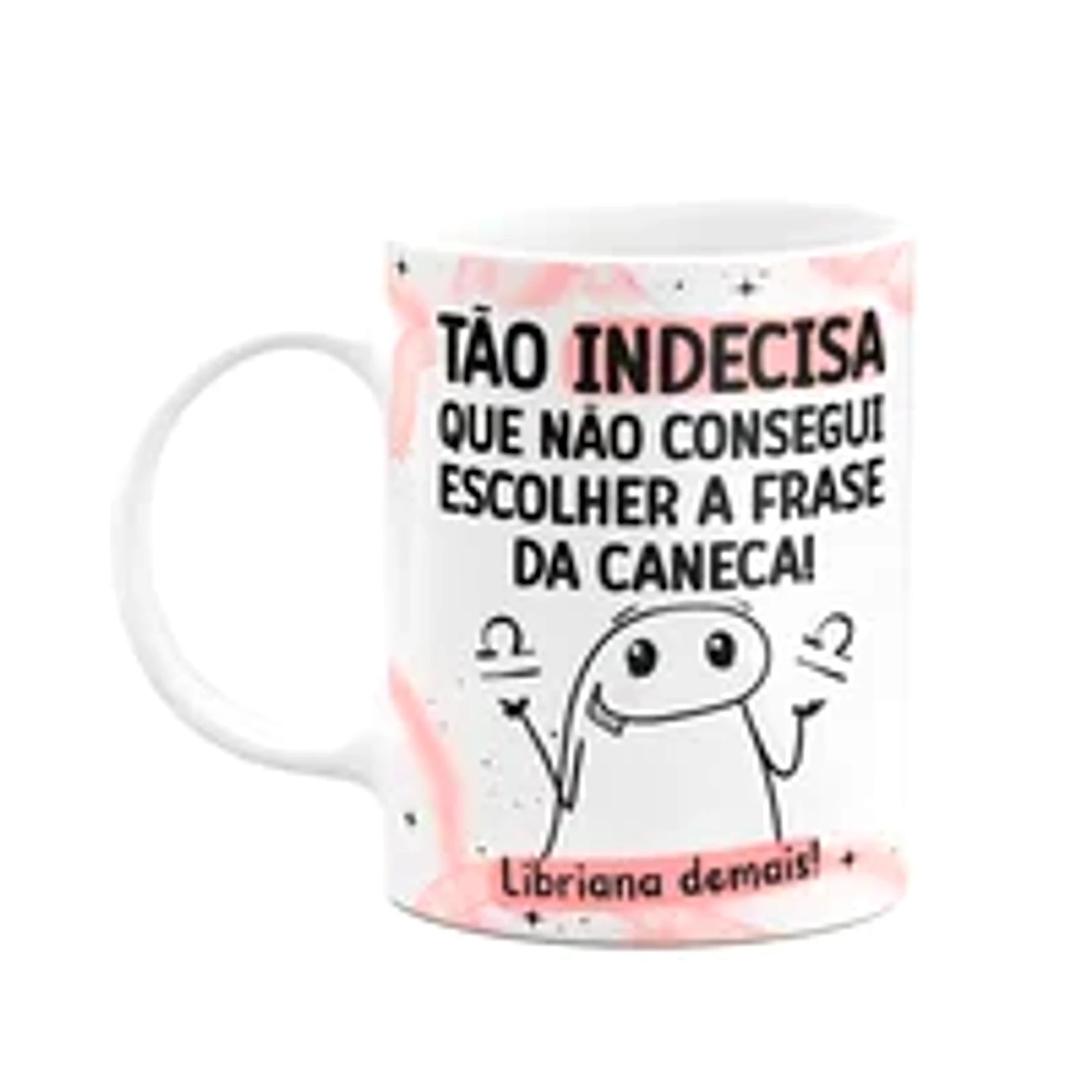Caneca Flork Signos Libra - Libriana Demais! 325ml