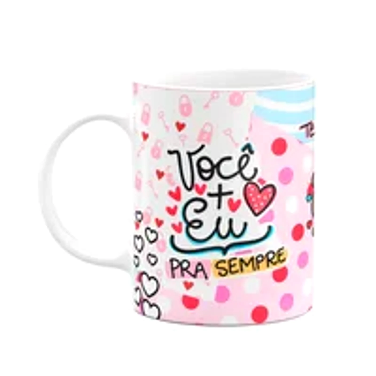 Caneca Namorados - Eu+vc Pra Sempre - Tedlove