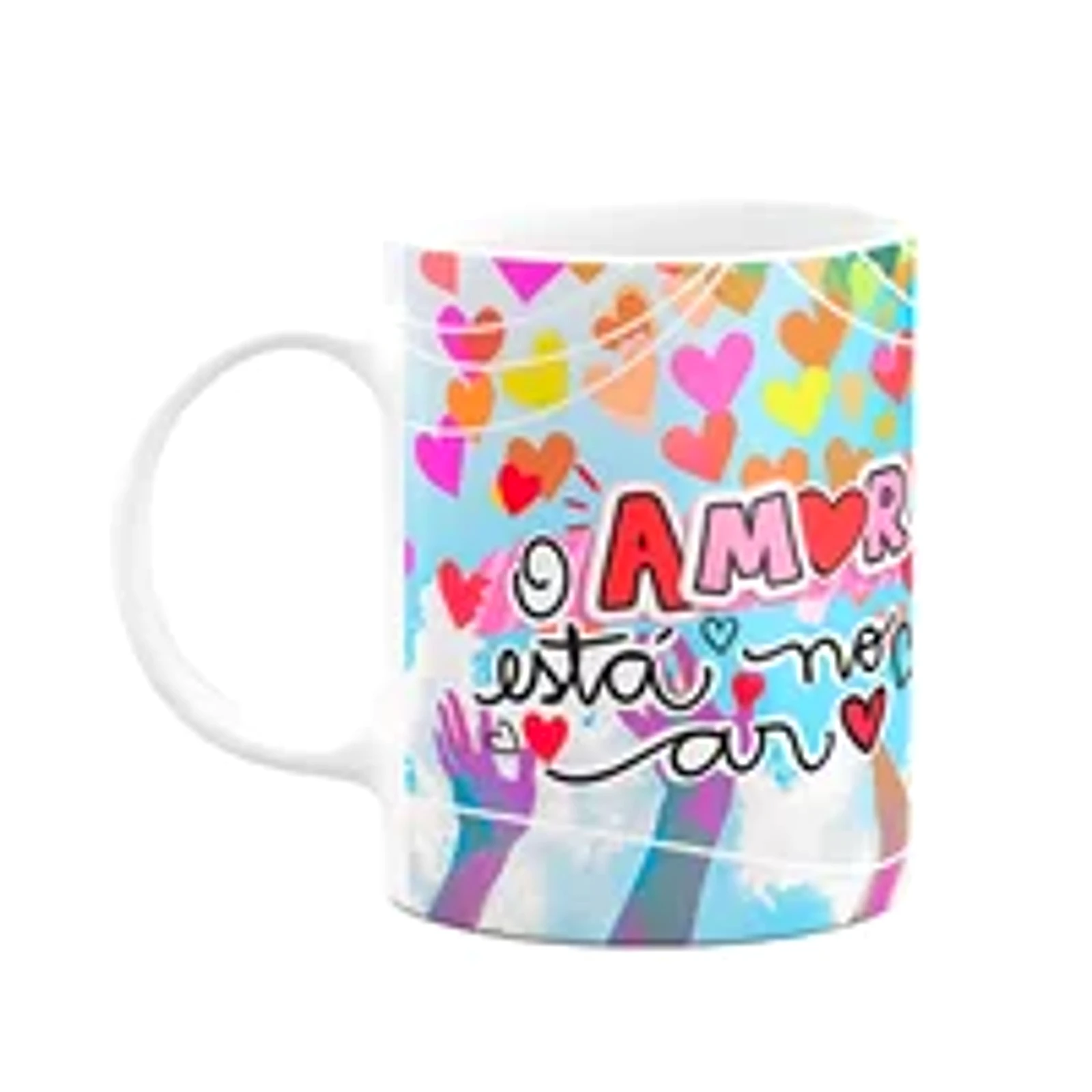 Caneca Namorados - O Amor Está No Ar! Te Amo! M2