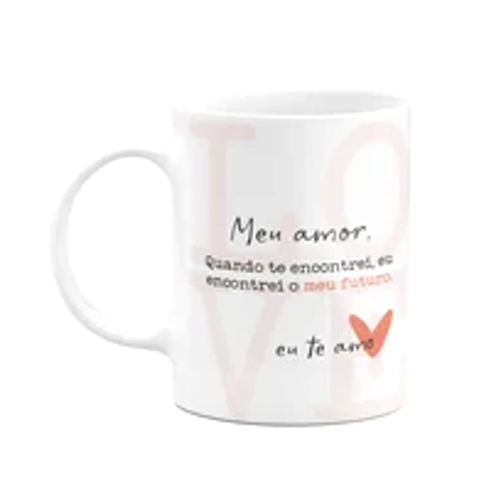 Caneca Namorados - Com Você, Encontrei Meu Futuro