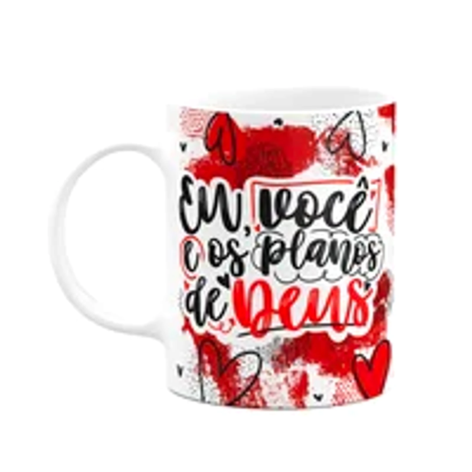 Caneca Namorados - Eu Você E Os Planos De Deus