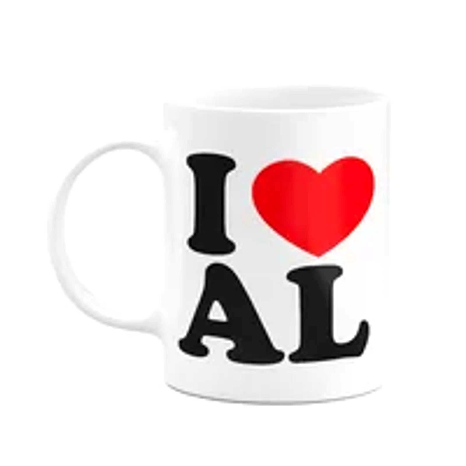 Caneca I Love Al - Alagoas - 325ml - Branca