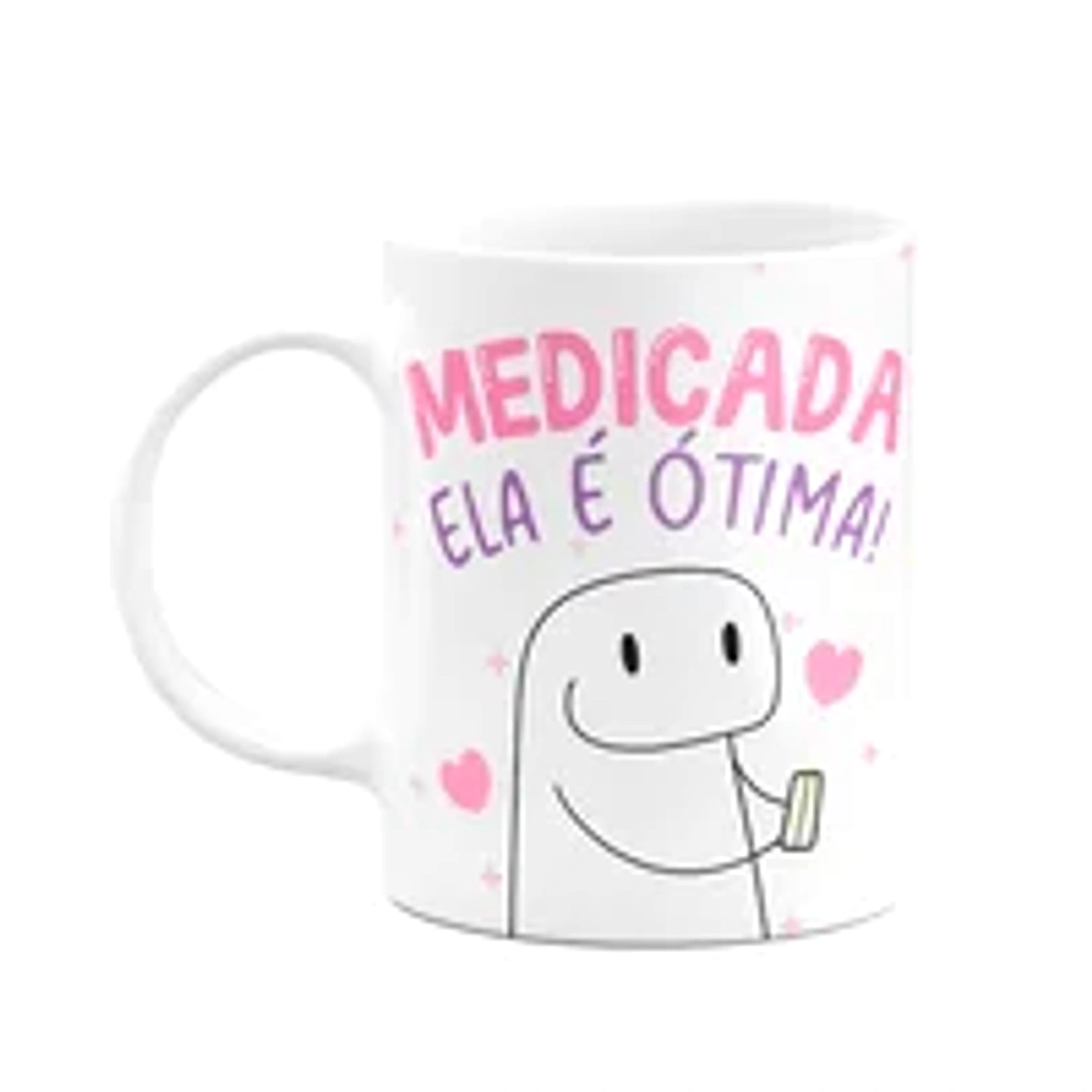 Caneca Flork Amigas - Medicada Ela É Ótima