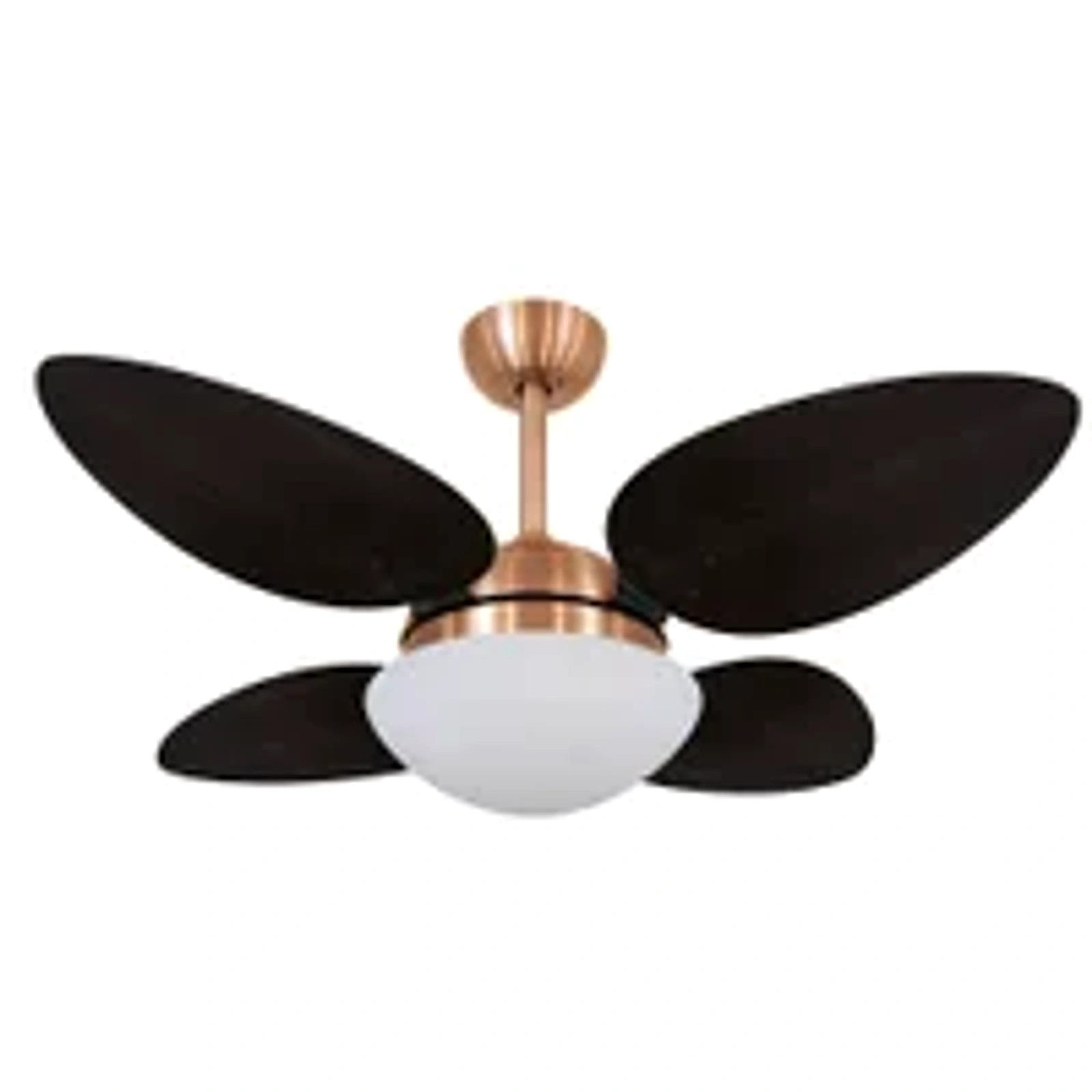 Ventilador De Teto Volare Cobre Vr42 Petalo/4 Tabaco 127V